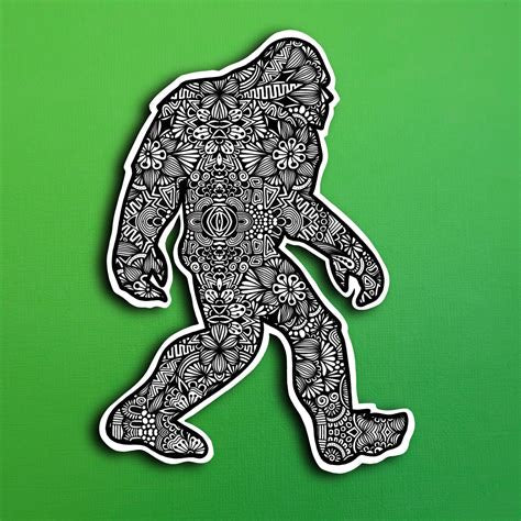 Bigfoot sticker
